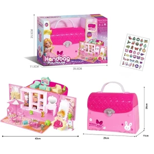 Set de joacă "casă de păpuși" + accesorii, seria play house handbag Thumbnail 5