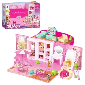 Set de joacă "casă de păpuși" + accesorii, seria play house handbag