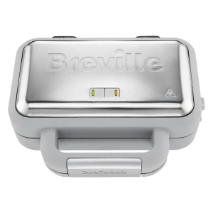 Вафельница breville vst072x-01, серебристый