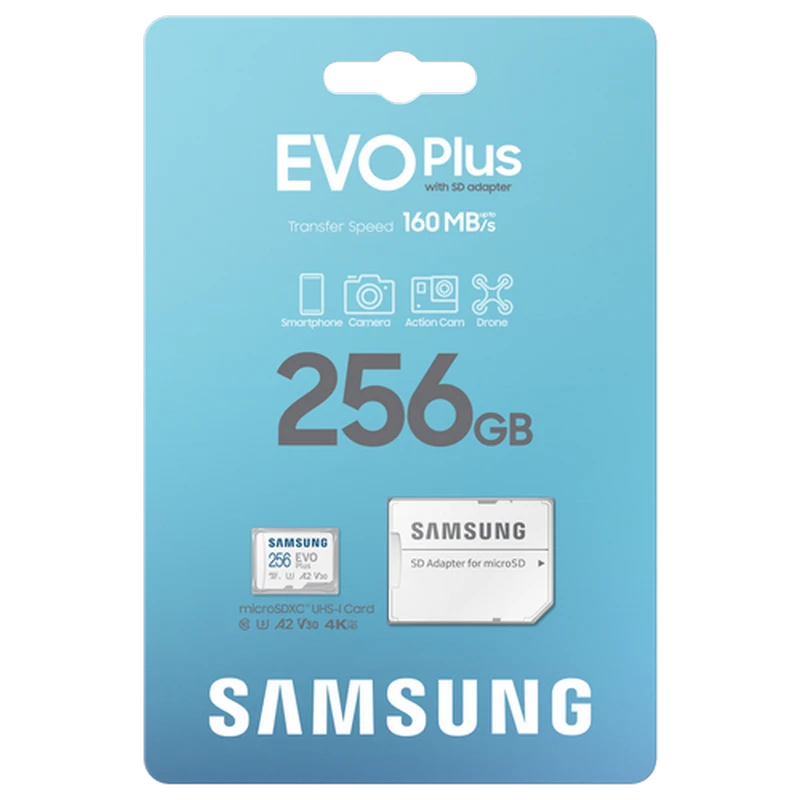 Card de memorie samsung evo plus microsdxc, 256gb (mb-mc256sa/kr) 2