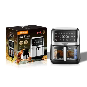 Фритюрница teska air fryer tk-8002-e, нержавеющая сталь, 10 л, 2000 вт Thumbnail 3