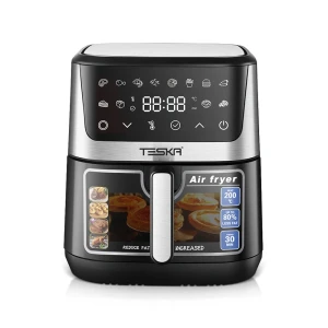 Teska air fryer tk-8002-e, stainless steel, 10l, 2000w