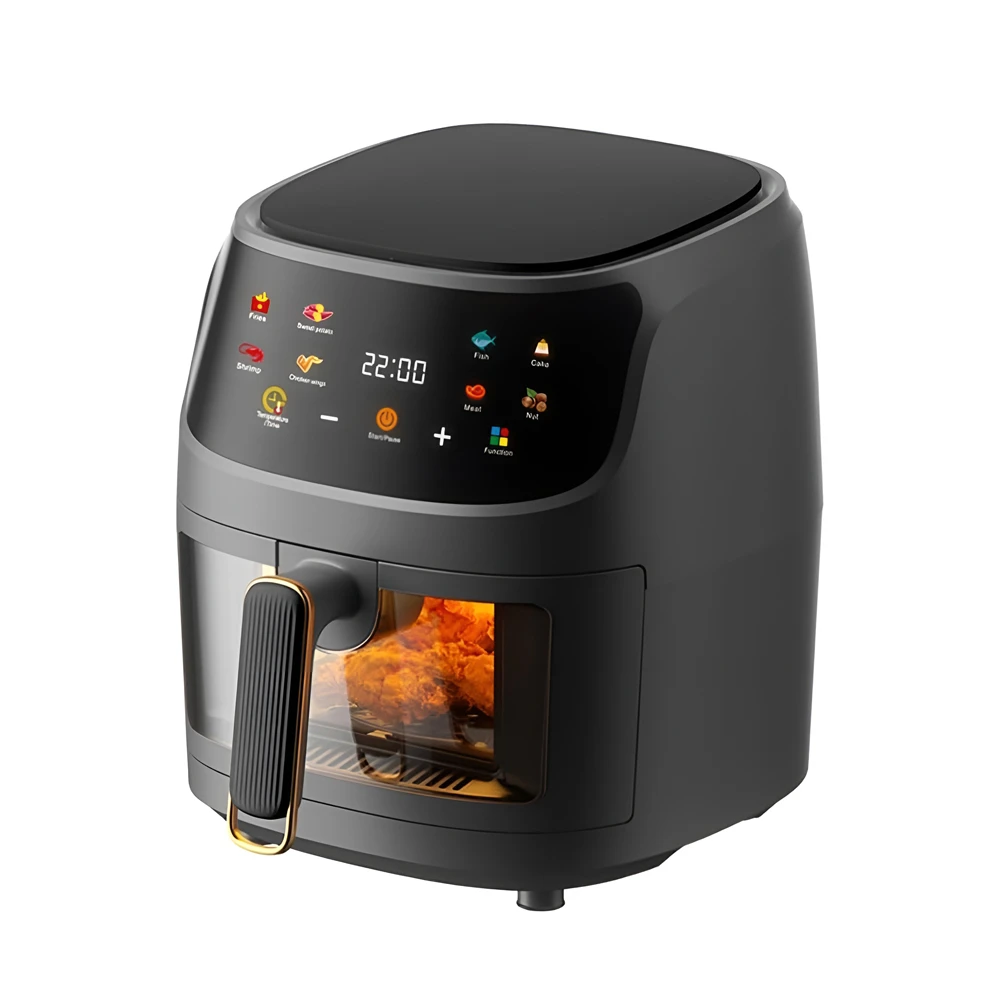 Teska air fryer tk-606d, 8l, 2400w, черный 2