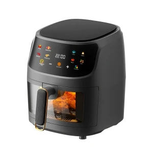 Teska air fryer tk-606d, 8l, 2400w, черный Thumbnail 2
