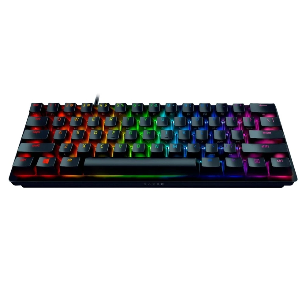 Клавиатура razer optical huntsman mini 60% с линейными красными переключателями 3