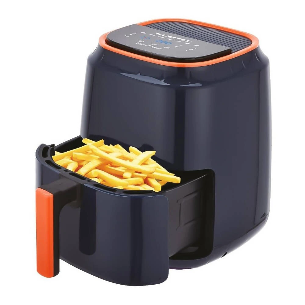 Аэрогриль kumtel, 1250w, 5.5l, чёрный (haf-09) 3