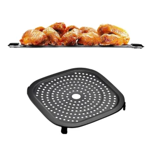 Аэрогриль kumtel, 1250w, 5.5l, чёрный (haf-09) Thumbnail 6