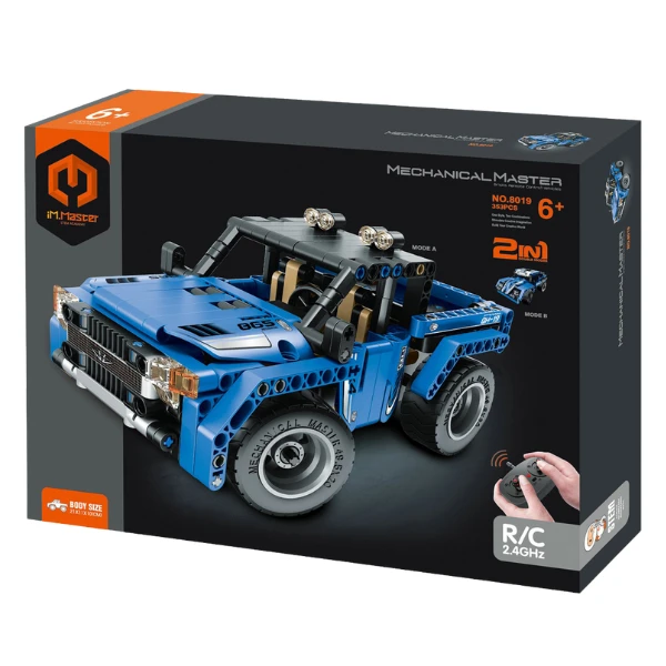 Set de construcție 2 în 1 im master mechanical master „suv”, cu telecomandă, 353 piese 4