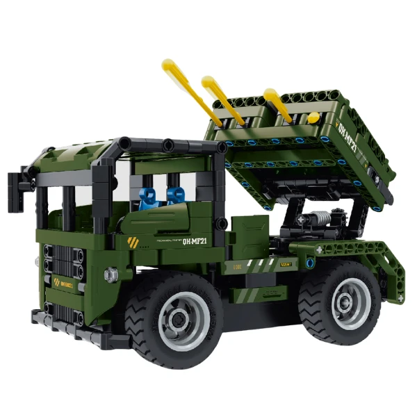 Set de construcție 2 în 1 im master mechanical master „mașină militară”, cu telecomandă, 364 piese 2