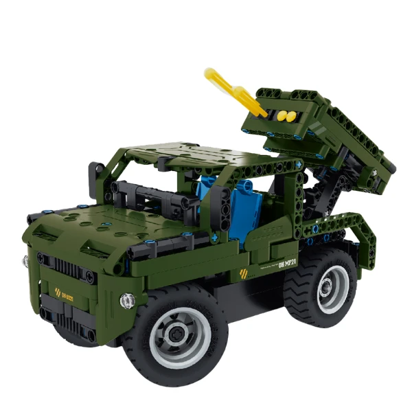 Set de construcție 2 în 1 im master mechanical master „mașină militară”, cu telecomandă, 364 piese 4