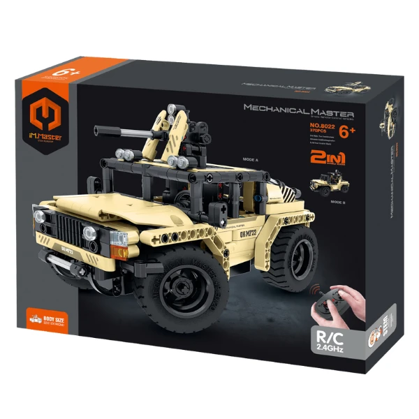 Set de construcție 2 în 1 im master mechanical master „tanc”, cu telecomandă, 370 piese 3