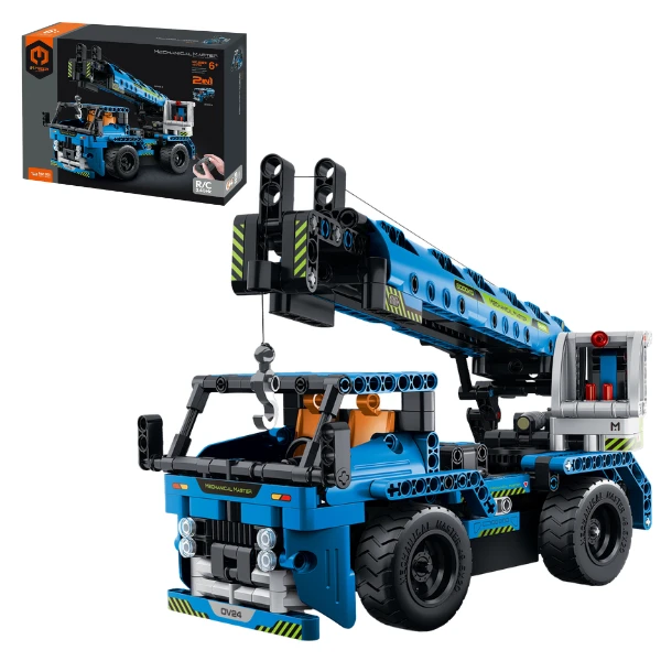 Set de construcție 2 în 1 im master mechanical master „macara auto”, cu telecomandă, 401 piese 2