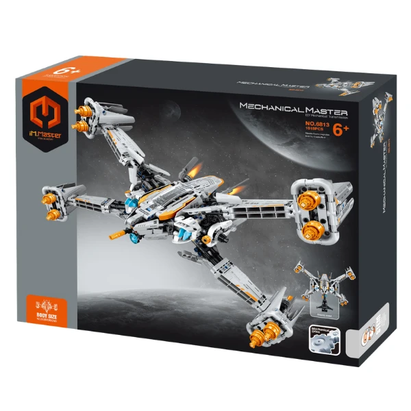 Set de construcție im master mechanical master „nava spațială”, 1018 piese 3