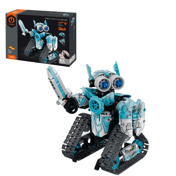 Set de construcție 3 în 1 im master mechanical master „robot transformer", cu telecomandă, 398 piese 2