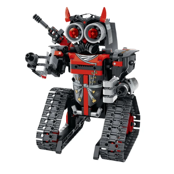 Set de construcție 3 în 1 im master mechanical master „robot roșu", cu telecomandă, 419 piese 2