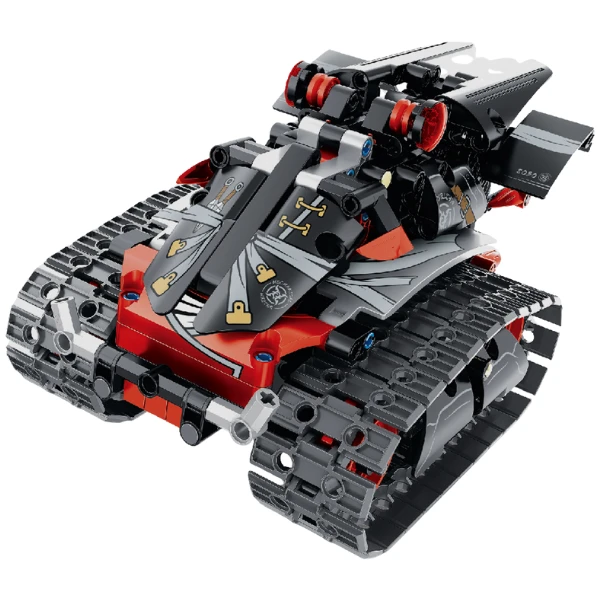 Set de construcție 3 în 1 im master mechanical master „robot roșu", cu telecomandă, 419 piese 5