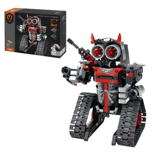 Set de construcție 3 în 1 im master mechanical master „robot roșu", cu telecomandă, 419 piese
