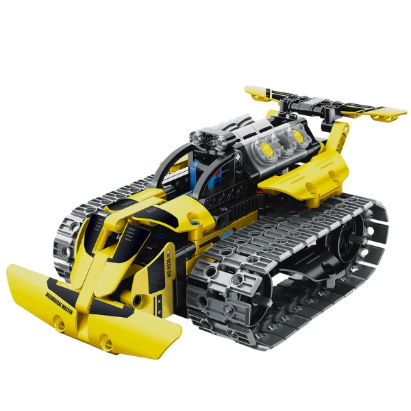 Set de construcție 3 în 1 im master mechanical master „buldozer", cu telecomandă, 452 piese 4