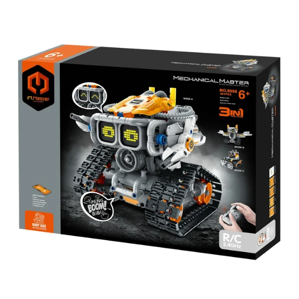 Set de construcție 3 în 1 im master mechanical master "robot - wall-e", cu telecomandă, 451 piese 3