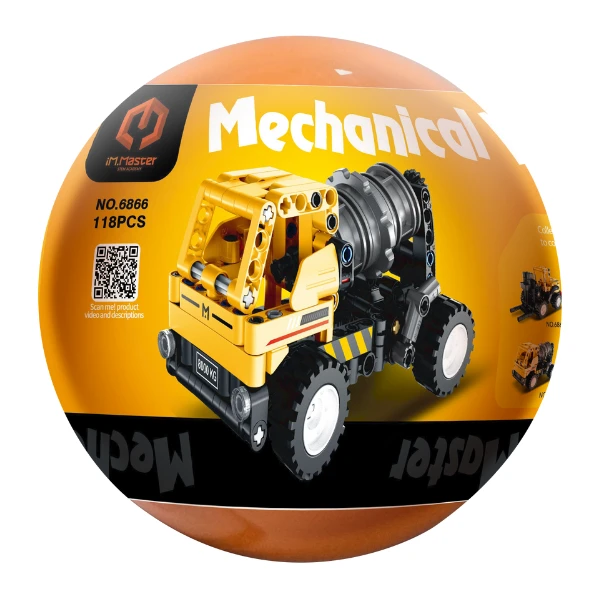 Set de construcție în ou im master mechanical master „vehicule”, 6 modele, de la 114 pană la 122 elemente 4