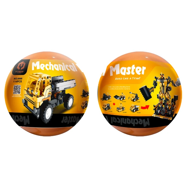 Set de construcție în ou im master mechanical master „vehicule”, 6 modele, de la 114 pană la 122 elemente 8