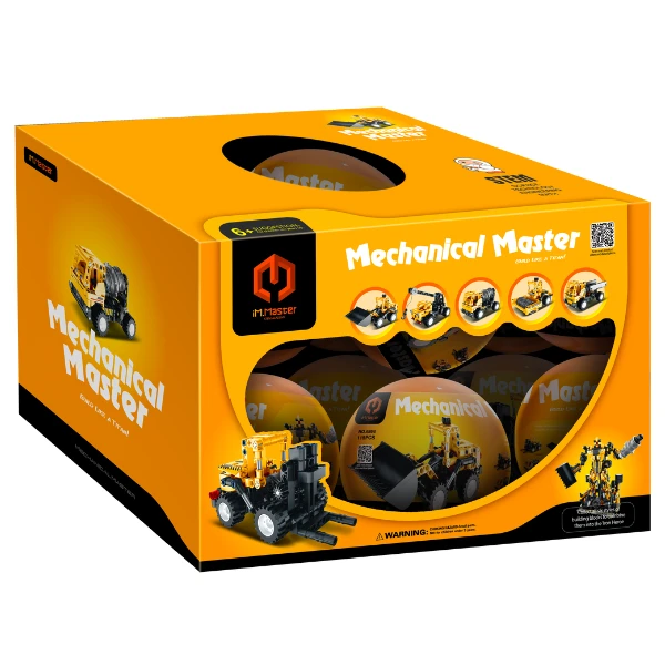 Set de construcție în ou im master mechanical master „vehicule”, 6 modele, de la 114 pană la 122 elemente 3