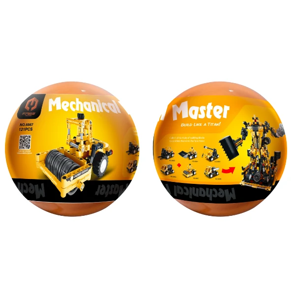 Set de construcție în ou im master mechanical master „vehicule”, 6 modele, de la 114 pană la 122 elemente 10