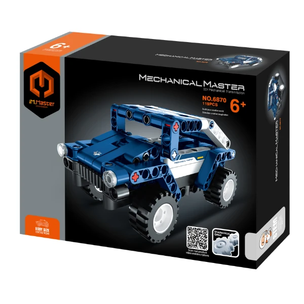 Set de construcție im master mechanical master „vehicule”, 6 modele, de la 118 pană la 124 elemente 14
