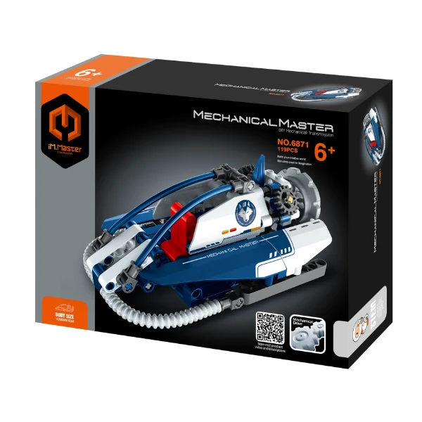Set de construcție im master mechanical master „vehicule”, 6 modele, de la 118 pană la 124 elemente 6