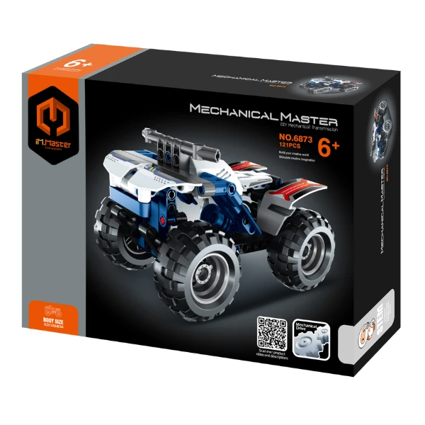 Set de construcție im master mechanical master „vehicule”, 6 modele, de la 118 pană la 124 elemente 12