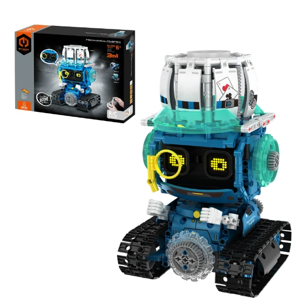 Set de construcție 3 în 1 im master mechanical master „robot - detectiv ”, cu telecomandă, 494 piese 2
