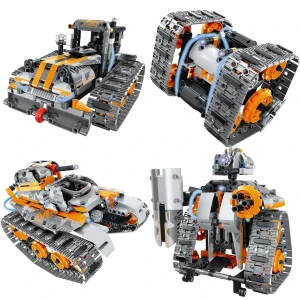Set de construcție 4 în 1 im master mechanical master „mașină de teren”, cu telecomandă, 552 piese Thumbnail 2