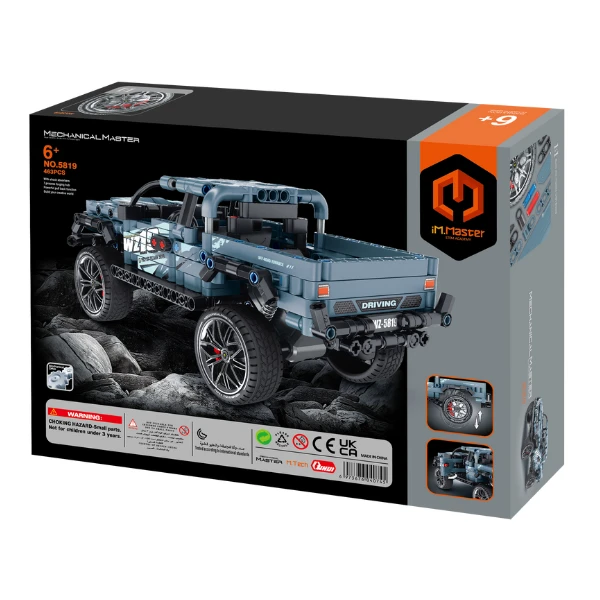 Set de construcție im master mechanical master „pickup”, cu inerție, 463 piese 5