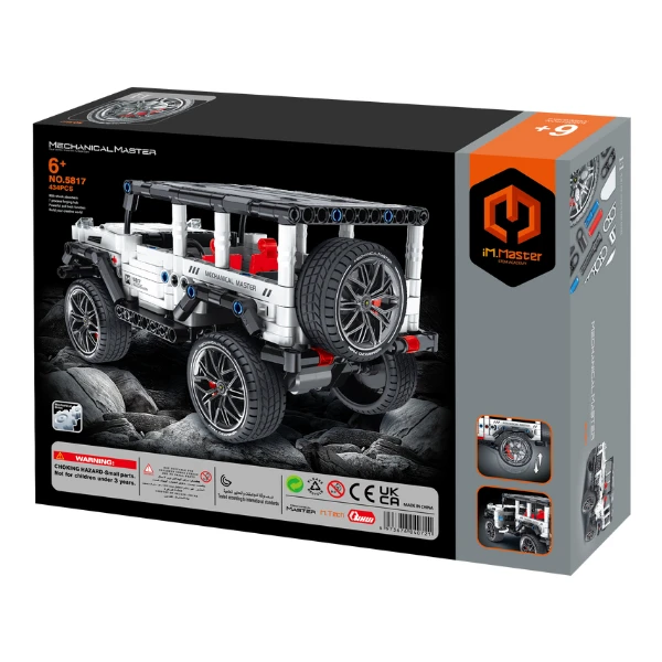 Set de construcție im master mechanical master „suv”, cu inerție, 434 piese 5