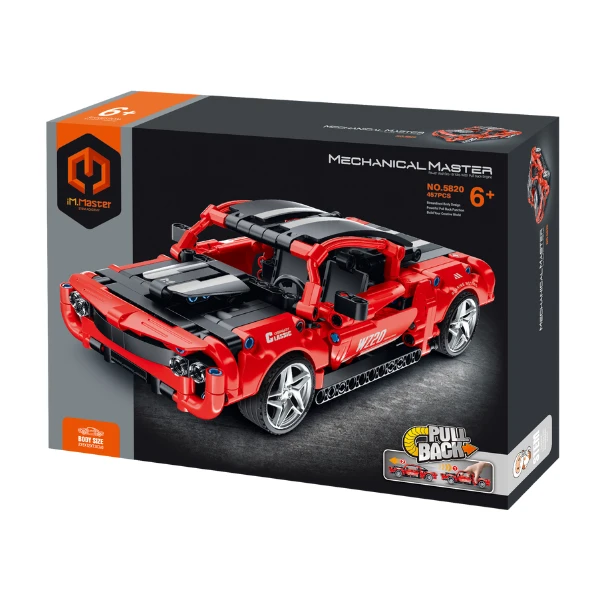 Set de construcție im master mechanical master „muscle car”, cu inerție, 457 piese 3