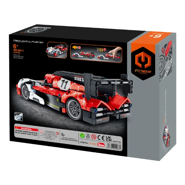 Set de construcție im master mechanical master „mașină sport”, cu inerție, 472 piese 7