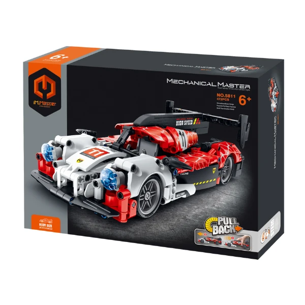 Set de construcție im master mechanical master „mașină sport”, cu inerție, 472 piese 3