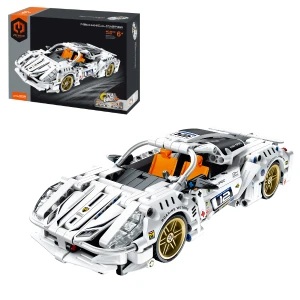 Set de construcție im master mechanical master „supercar alb”, cu inerție, 437 piese Thumbnail 2