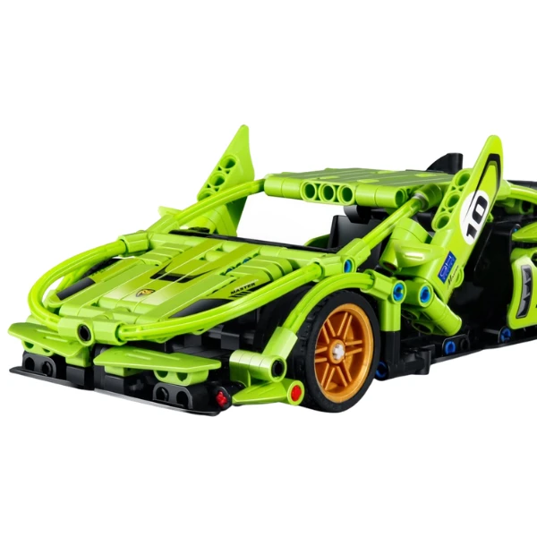 Set de construcție im master mechanical master „supercar verde”, cu inerție, 457 piese 8