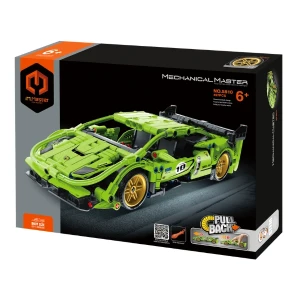 Set de construcție im master mechanical master „supercar verde”, cu inerție, 457 piese Thumbnail 3