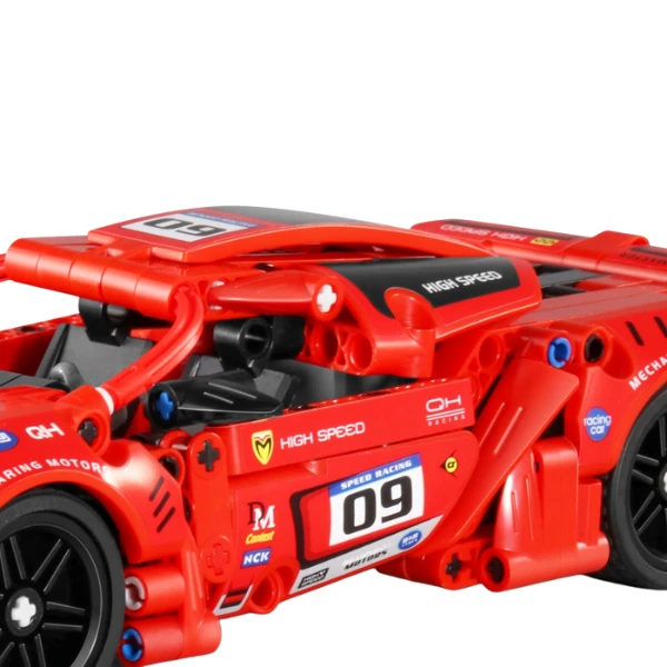 Set de construcție im master mechanical master „supercar roșu”, cu inerție, 437 piese 7
