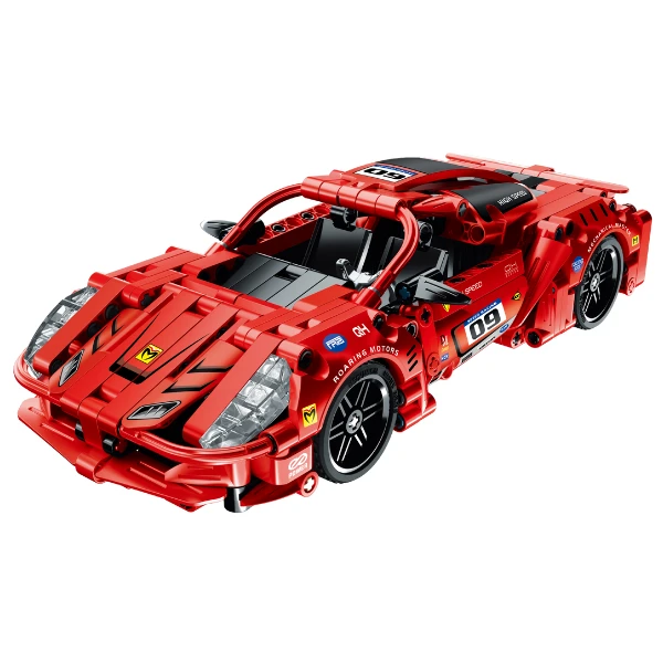 Set de construcție im master mechanical master „supercar roșu”, cu inerție, 437 piese 2