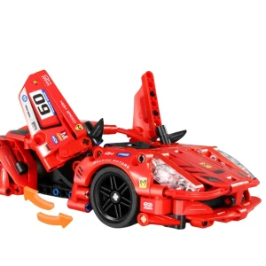 Set de construcție im master mechanical master „supercar roșu”, cu inerție, 437 piese Thumbnail 6