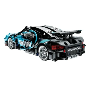 Set de construcție im master mechanical master „supercar albastru”, cu inerție, 422 piese Thumbnail 4