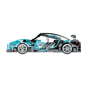 Set de construcție im master mechanical master „supercar albastru”, cu inerție, 422 piese Thumbnail 5
