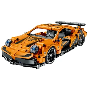 Set de construcție im master mechanical master „supercar portocaliu”, cu inerție, 490 piese Thumbnail 2