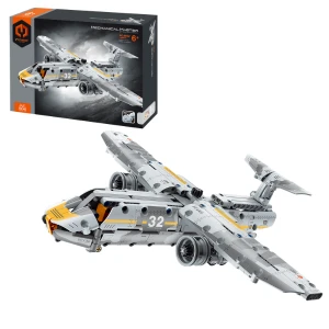 Set de construcție im master mechanical master - „avion militar”, 329 piese