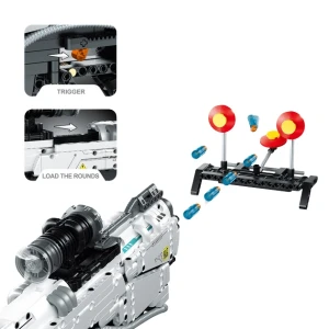 Set de construcție im master mechanical master „pistol”, 869 piese Thumbnail 5