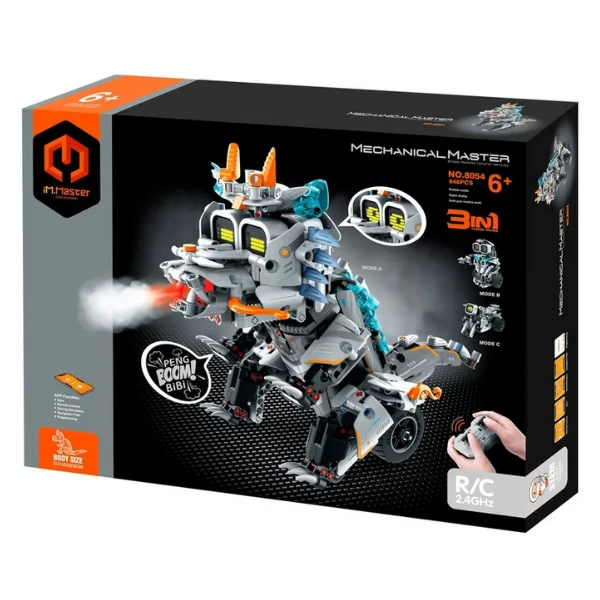 Set de construcție 3 în 1 im master mechanical master „dragonul”  cu telecomandă, 408 piese 3