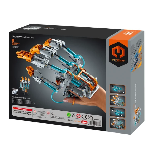 Set de construcție im master mechanical master „mănușa hidraulică”, 484 piese 6